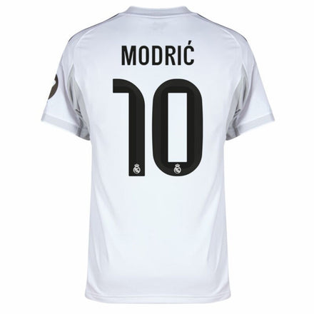 Real Madrid Modric 10 Home Fan Jersey 2025/26 Patch Club World Cup