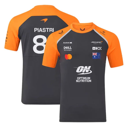 McLaren Piastri 81 2025 Team Set Up T-Shirt Formula 1 F1 Formula One
