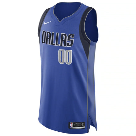 Dallas Mavericks Nike 2020/21 Authentic Custom Jersey Royal - Icon Edition