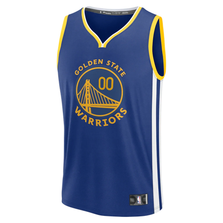 Golden State Warriors Fanatics Fast Break Custom Jersey - Icon Edition - Royal