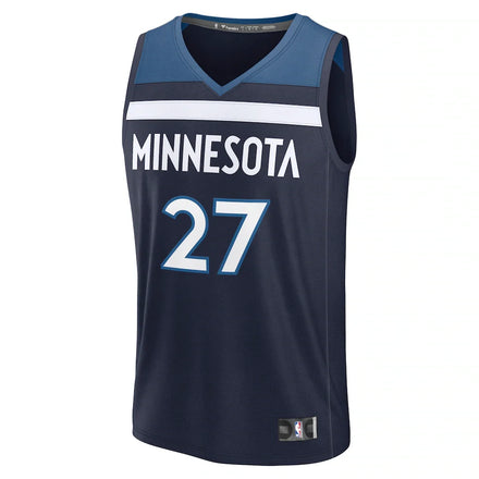 Rudy Gobert Minnesota Timberwolves Fanatics Fast Break Replica Player Jersey - Icon Edition - Navy
