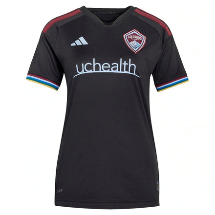 Colorado Rapids adidas Women's 2026 Colorful Colorado Replica Jersey - Black