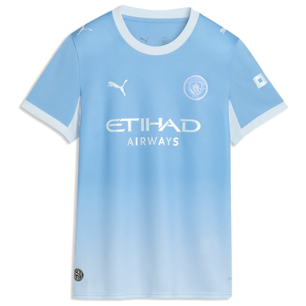 Manchester City Puma Women's 2026/27 Home Replica Custom Jersey - Light Blue