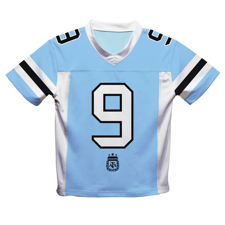 Julián Álvarez Argentina National Team Vive La Fete Football Jersey - Light Blue