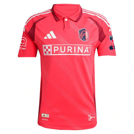 Marcel Hartel St. Louis CITY SC adidas 2025 Forever CITY Red On-Field Authentic Jersey - Red