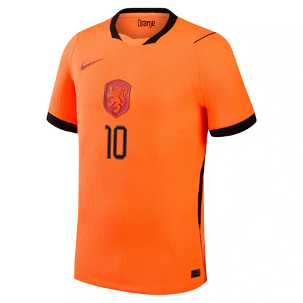 Memphis Depay Netherlands National Team Nike 2026 Home Match Authentic Jersey - Orange
