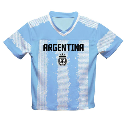 Julián Álvarez Argentina National Team Vive La Fete Football Jersey - Light Blue