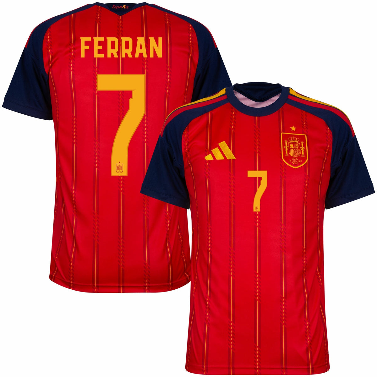 Spain Home Ferran 7 Fan Jersey World Cup 2026