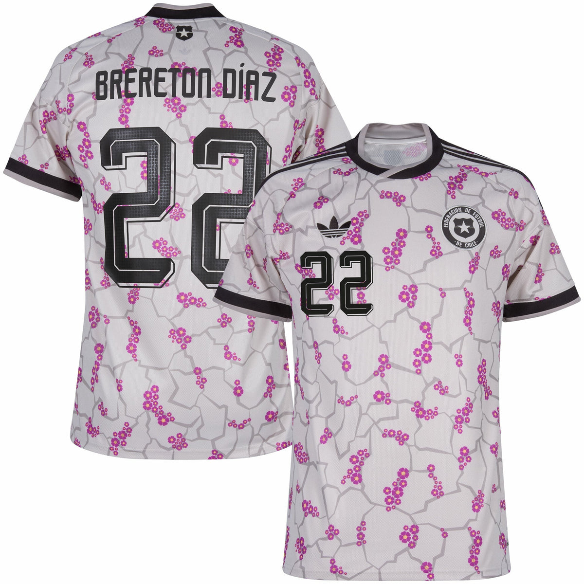 Chile Away Fan Jersey Brereton Diaz 22 Shirt 2026-2027