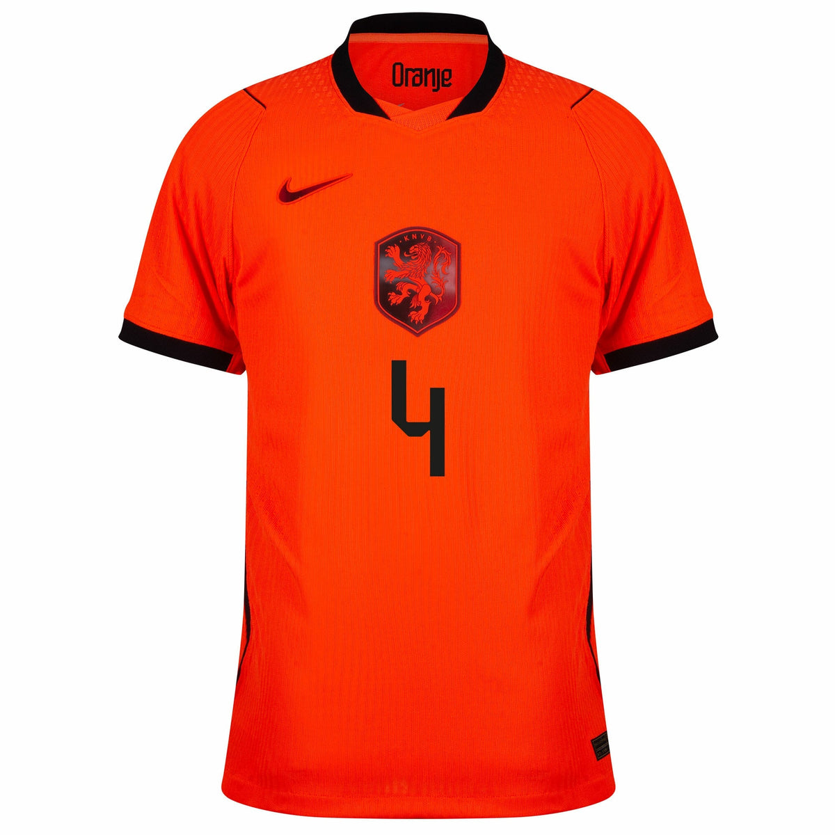 Holland Aero-Fit Match Home Fan Jersey Virgil 4 Shirt 2026-2027