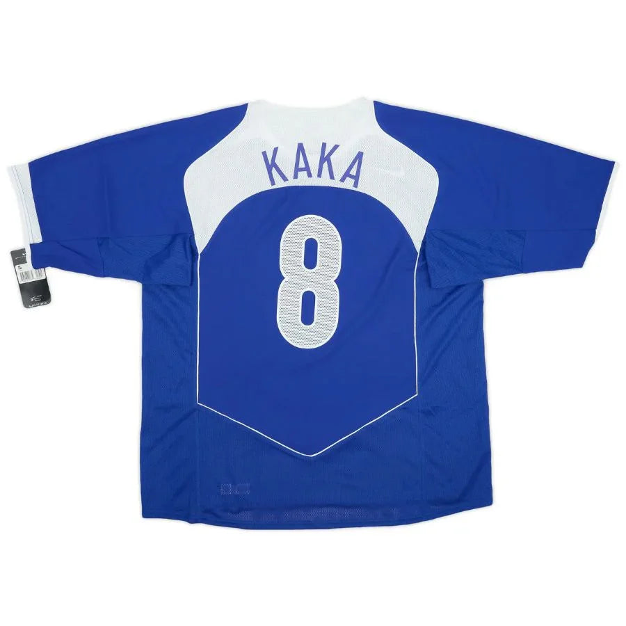 Kaka 8 Brazil Away Retro 2004