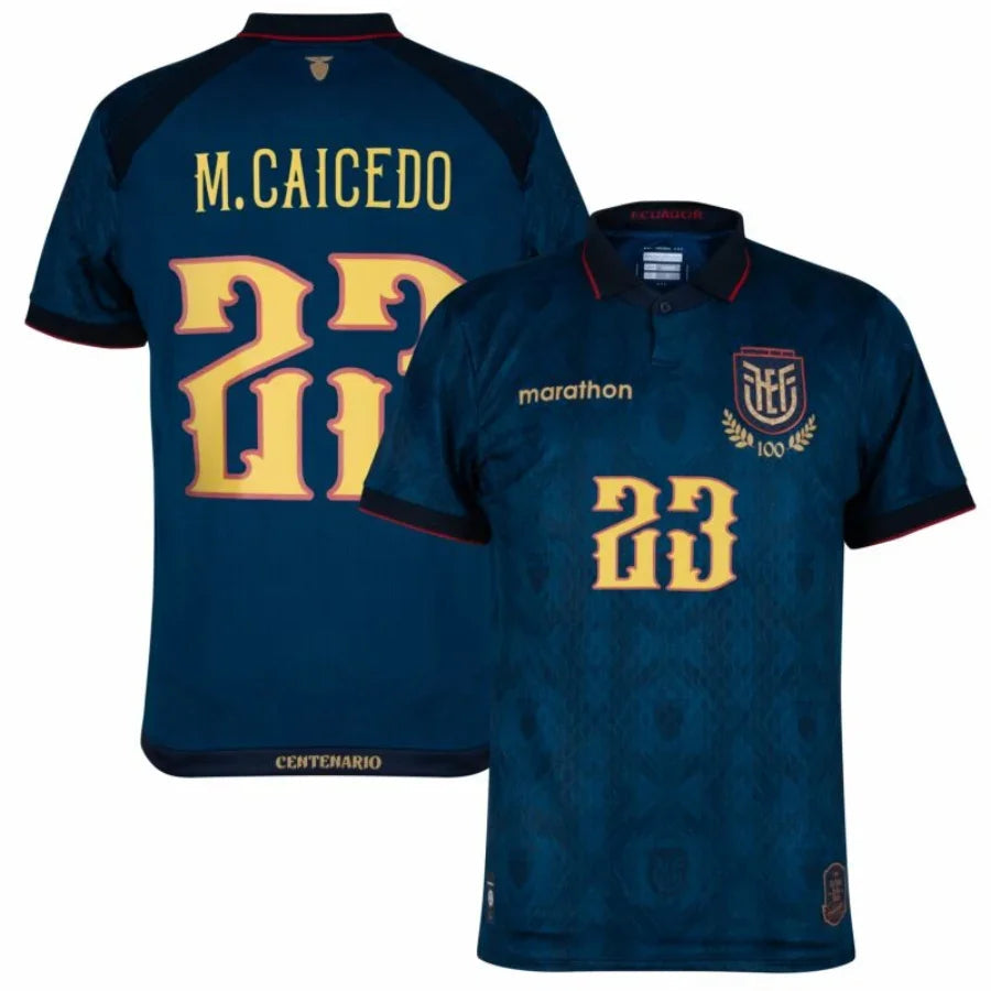 Ecuador M. Caicedo 23 Away Fan Jersey 2024/25