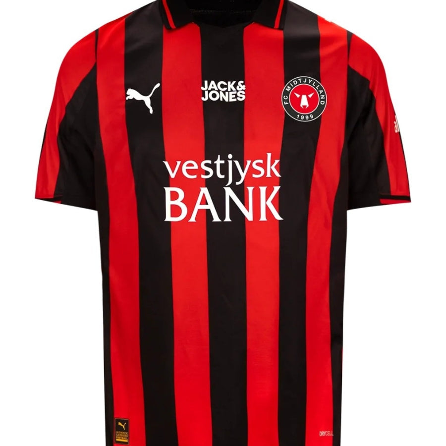 Midtjylland Home Fan Jersey Shirt 2025-2026