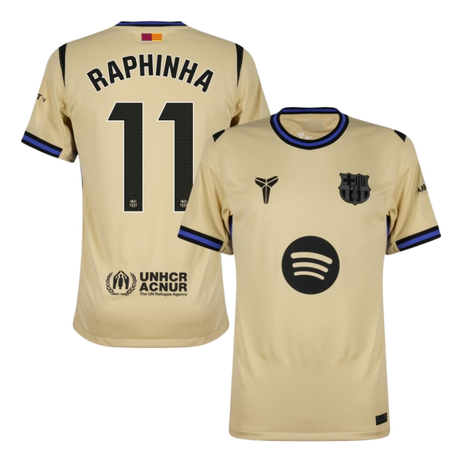 Barcelona Raphinha 11 Away Fan Jersey 2025/26