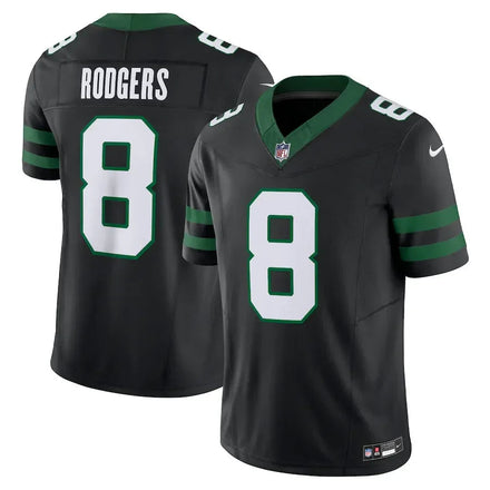 NFL New York Jets Black Aaron Rodgers 8 Legacy