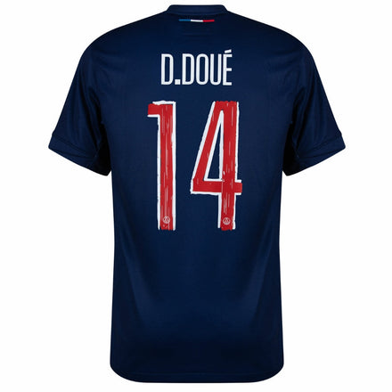 PSG D.Doué 14 Home Fan Jersey 2024/25
