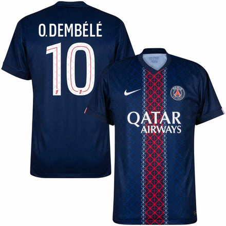 PSG O.Dembélé 10 Home Fan Jersey 2025/26