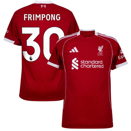 Liverpool Frimpong 30 Home Fan Jersey 2025/26