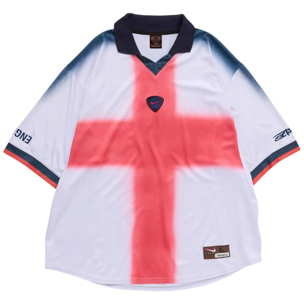 England Travis Scott Cactus Jack x Nike Total 90 Retro Jersey - photo 1