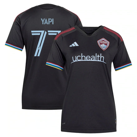 Darren Yapi Colorado Rapids adidas Women's 2026 Colorful Colorado Jersey - Black