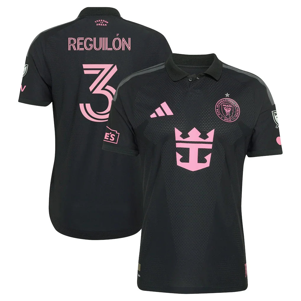 Sergio Reguilón Inter Miami CF 2026 Presagio On-Field Patch Jersey - Black