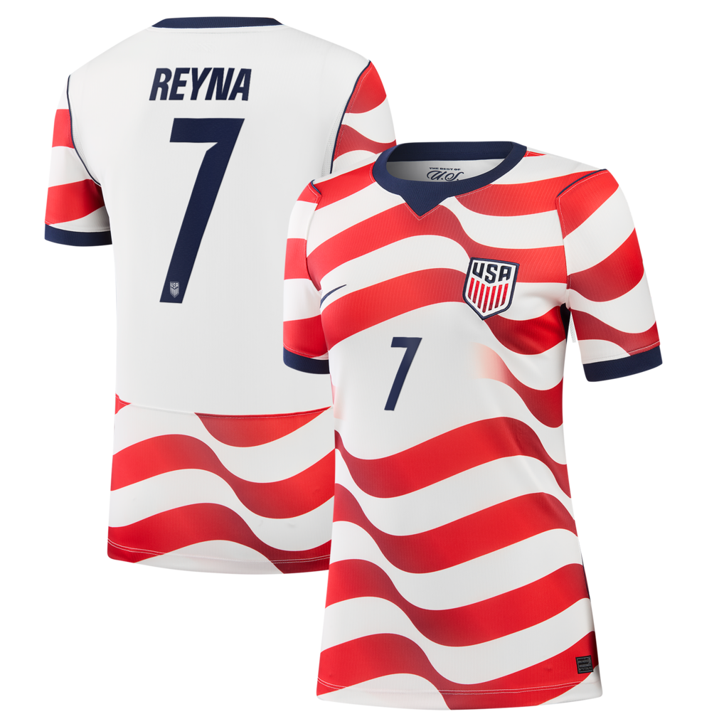 Giovanni Reyna USMNT Nike Women's 2026 Home Stadium Jersey - White
