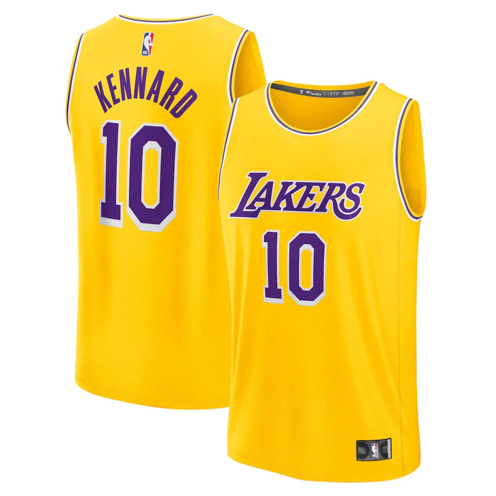 Luke Kennard Los Angeles Lakers Fanatics Fast Break Jersey - Icon Edition - Gold