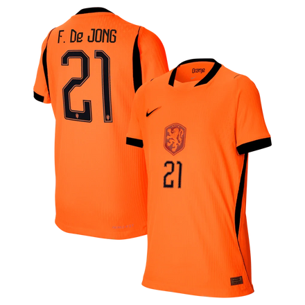 Frenkie de Jong Netherlands National Team Youth 2026 Home Match - Orange
