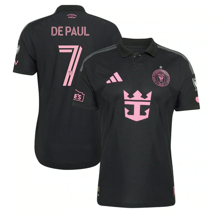 Rodrigo De Paul Inter Miami CF 2026 Presagio On-Field Patch Jersey - Black