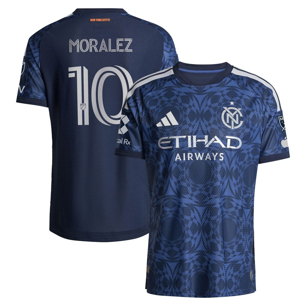 Maximiliano Moralez New York City FC 2026 The All Nations Kit On-Field Patch Jersey - Blue