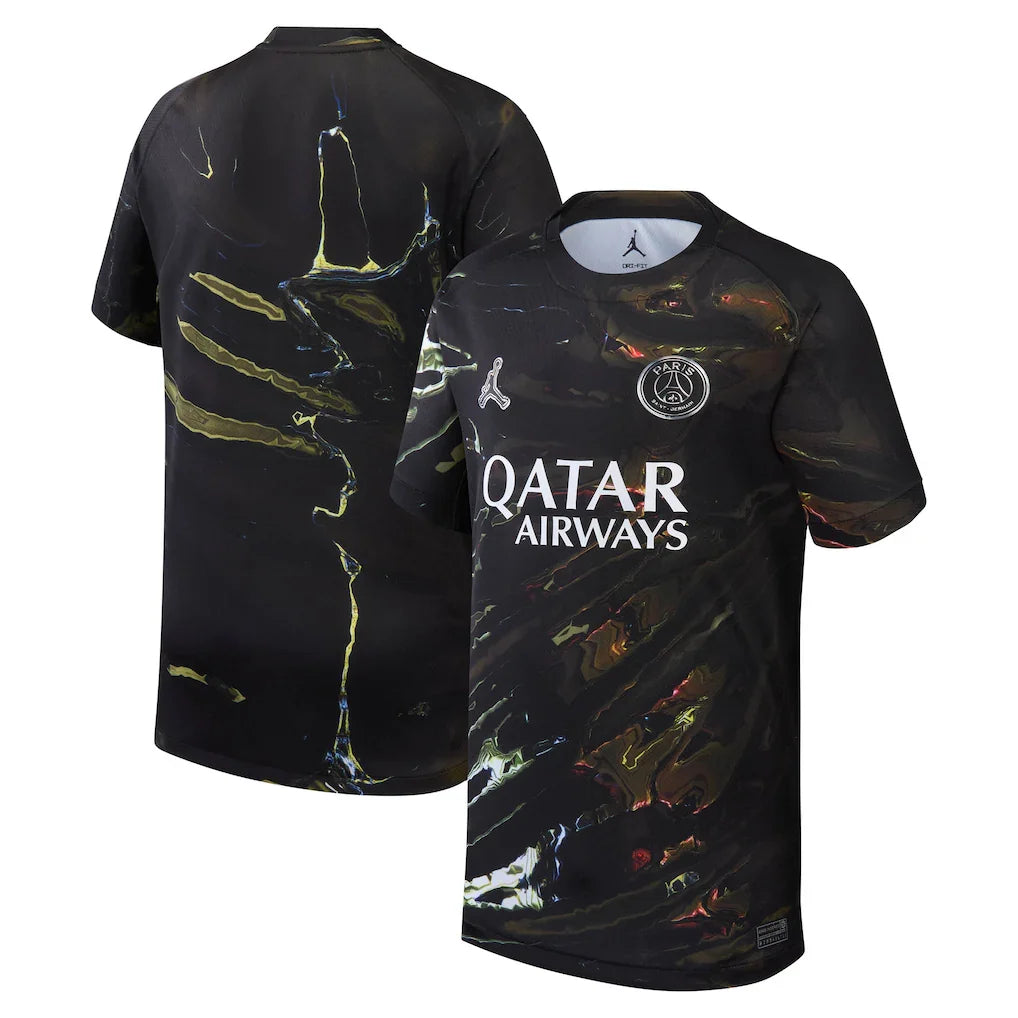 Paris Saint-Germain Jordan Brand Youth 2025/26 Fifth Stadium Jersey - Black