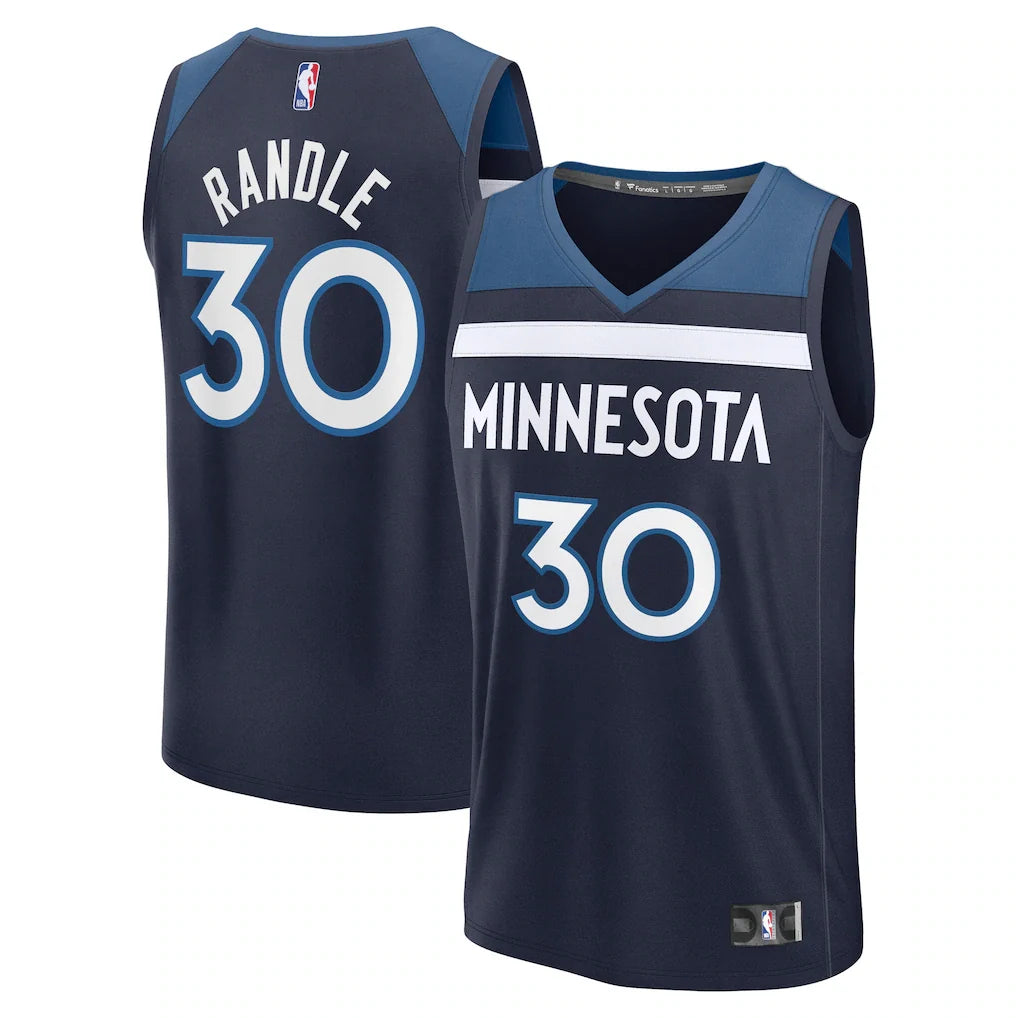 Julius Randle Minnesota Timberwolves Fanatics Fast Break Player Jersey - Icon Edition - Navy