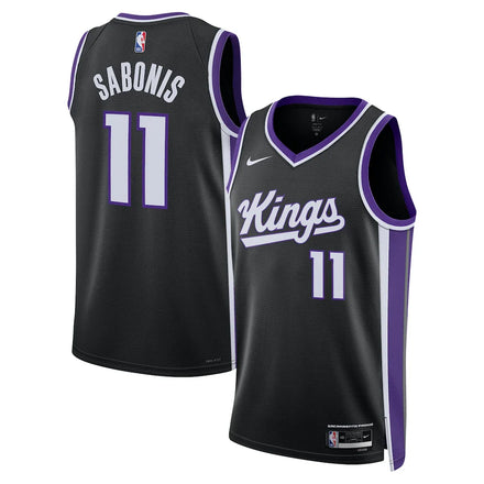 Domantas Sabonis Sacramento Kings Unisex Swingman Player Jersey - Icon Edition - Black