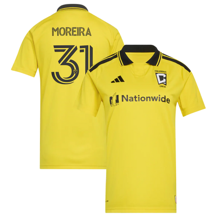 Steven Moreira Columbus Crew adidas Women's 2026 The Crafted for Excellence Kit Jersey - Yellow