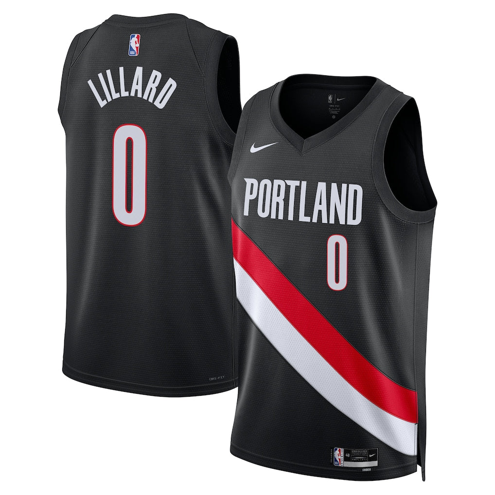 Damian Lillard Portland Trail Blazers Unisex - Icon Edition - Black