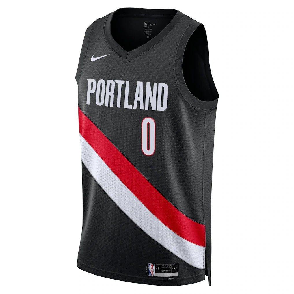 Damian Lillard Portland Trail Blazers Nike Unisex Swingman Player Jersey - Icon Edition - Black