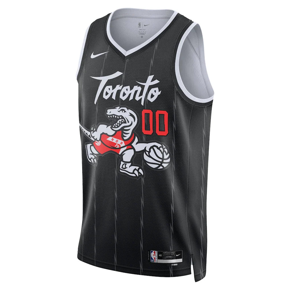 Toronto Raptors Nike Unisex 2025/26 City Edition Swingman Custom Jersey - Black