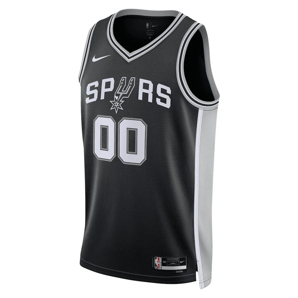 San Antonio Spurs Nike Unisex Swingman Custom Jersey Black - Icon Edition