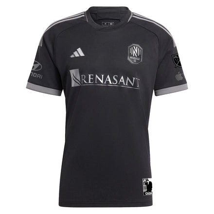 Jacob Shaffelburg Nashville SC adidas 2024 Man In Black Kit Authentic Player Jersey - Black