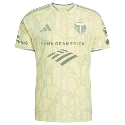 David Da Costa Portland Timbers adidas 2026 Civic Stadium Kit On-Field Authentic Patch Jersey - Yellow