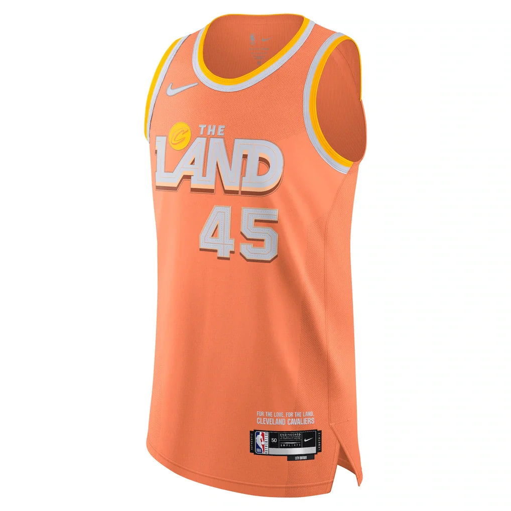 Donovan Mitchell Cleveland Cavaliers Nike Unisex 2025/26 Authentic Jersey - City Edition - Orange
