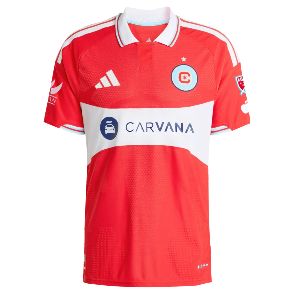 Mbekezeli Mbokazi Chicago Fire adidas 2026 Forever Red On-Field Authentic Patch Jersey - Red