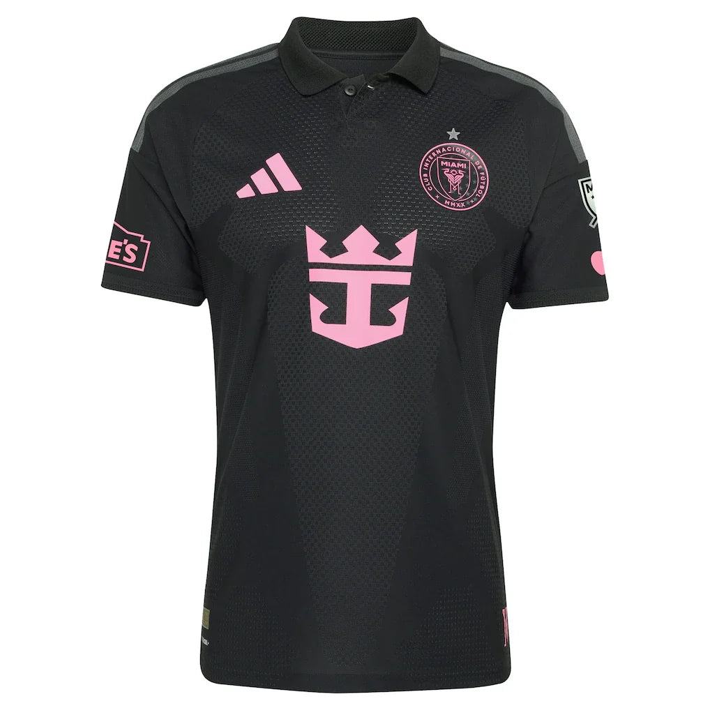 Inter Miami CF adidas 2026 Presagio On-Field Authentic Patch Custom Jersey - Black