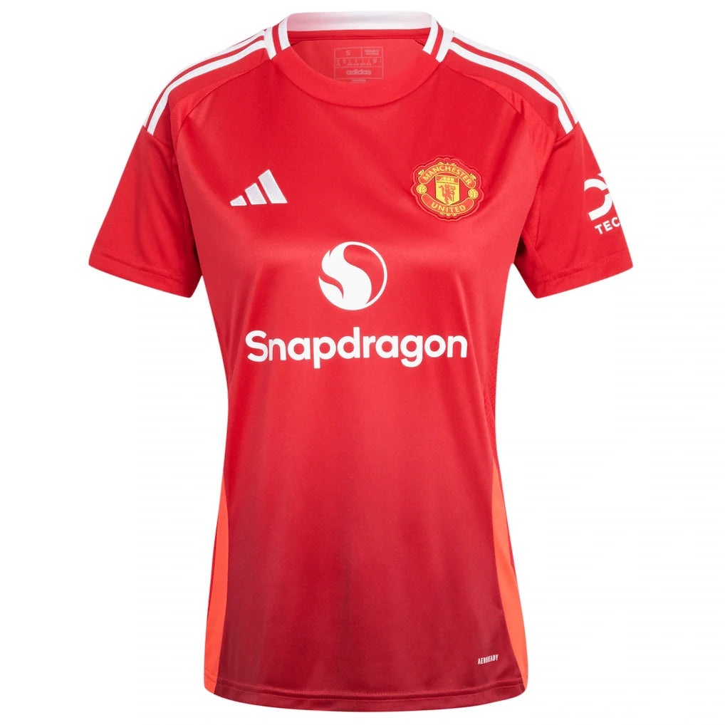 Marcus Rashford Manchester United adidas Women's 2024/25 Home Replica Player Jersey - Red