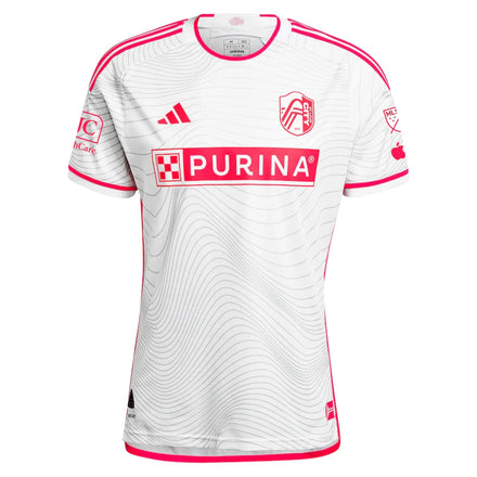 Marcel Hartel St. Louis City SC adidas 2024 The Confluence Kit Authentic Player Jersey - White