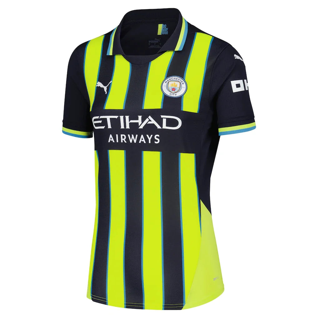 Manchester City Puma Women's 2024/25 Away Replica Jersey - Navy