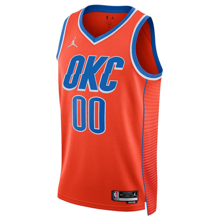 Oklahoma City Thunder Jordan Brand Unisex 2022/23 Swingman Custom Jersey - Statement Edition - Orange