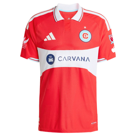 Hugo Cuypers Chicago Fire adidas 2026 Forever Red On-Field Authentic Patch Jersey - Red