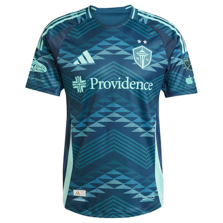 Albert Rusnak Seattle Sounders FC adidas 2025 The Salish Sea Kit Authentic Player Jersey - Blue
