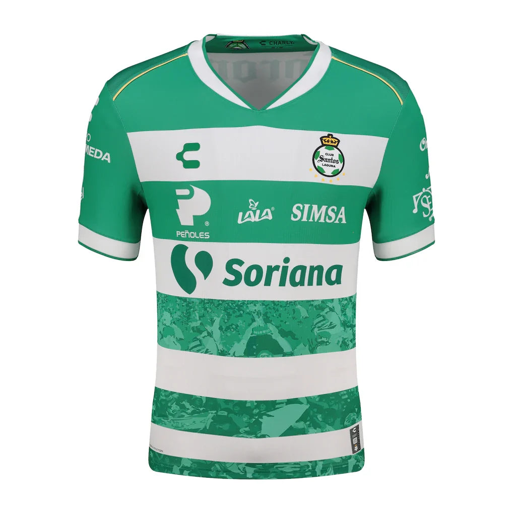 Santos Laguna Charly 2025/26 Home Authentic Jersey - Green